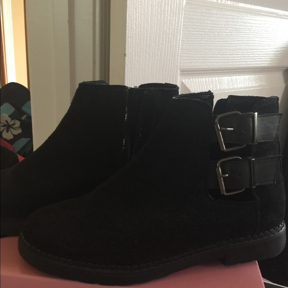 Topshop suede booties